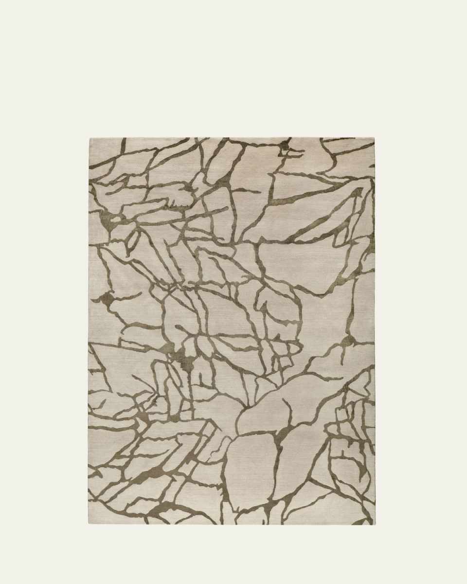 Tracery Hand-Knotted Rug, 8' x 10'